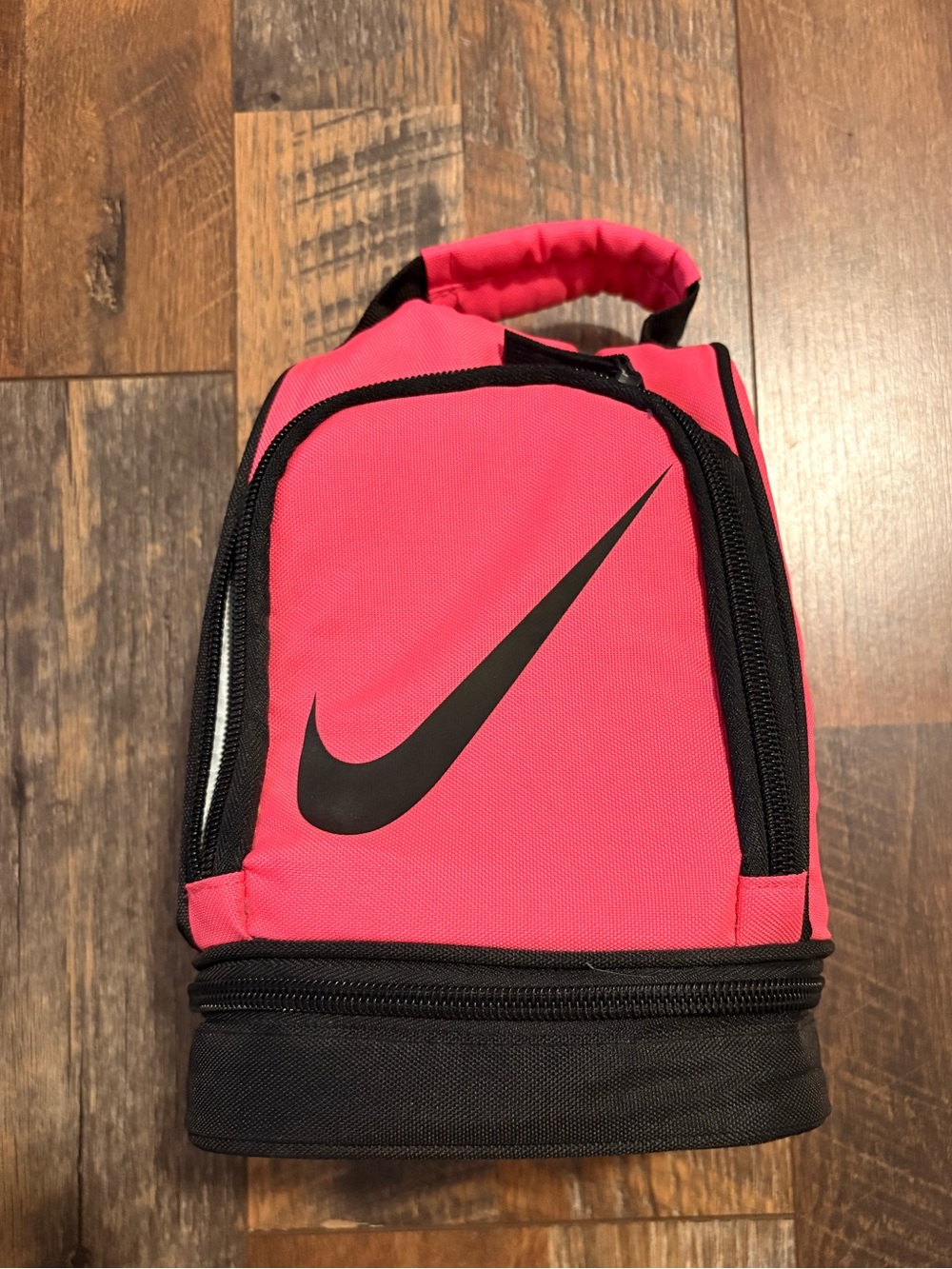 Nike Pink and Black Insulated Girls Lunch Tote